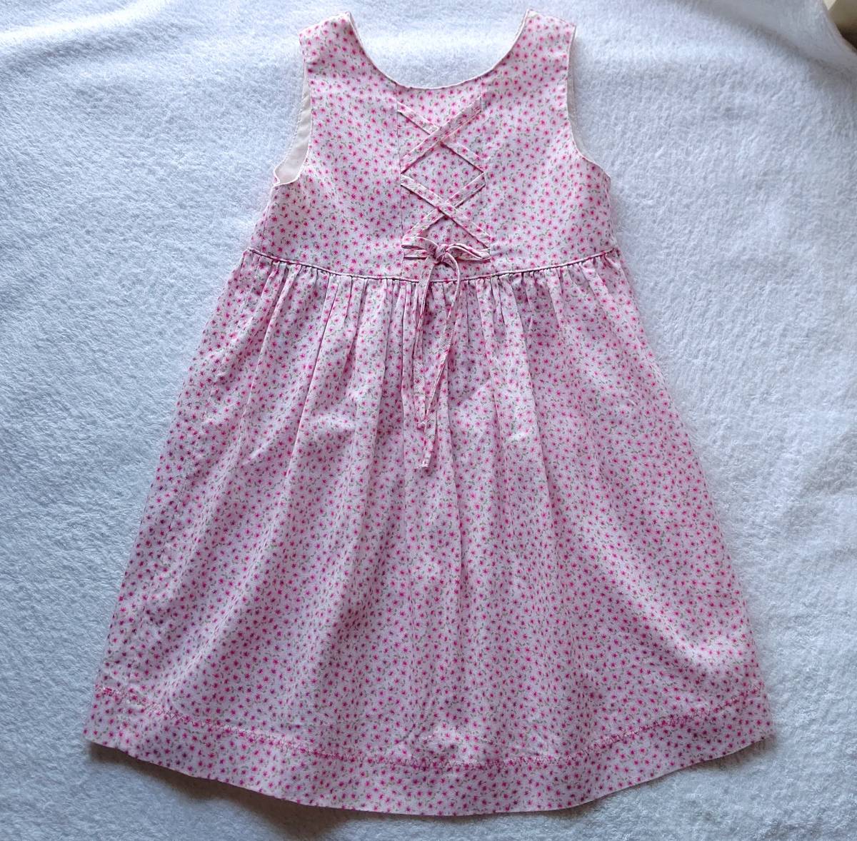 ローラアシュレイ Laura Ashley キッズ ワンピース 女の子 夏物 袖なし サイズ ２t ２ ３ 歳 80 程度 ピンク 花柄 の落札情報詳細 ヤフオク落札価格情報 オークフリー スマートフォン版