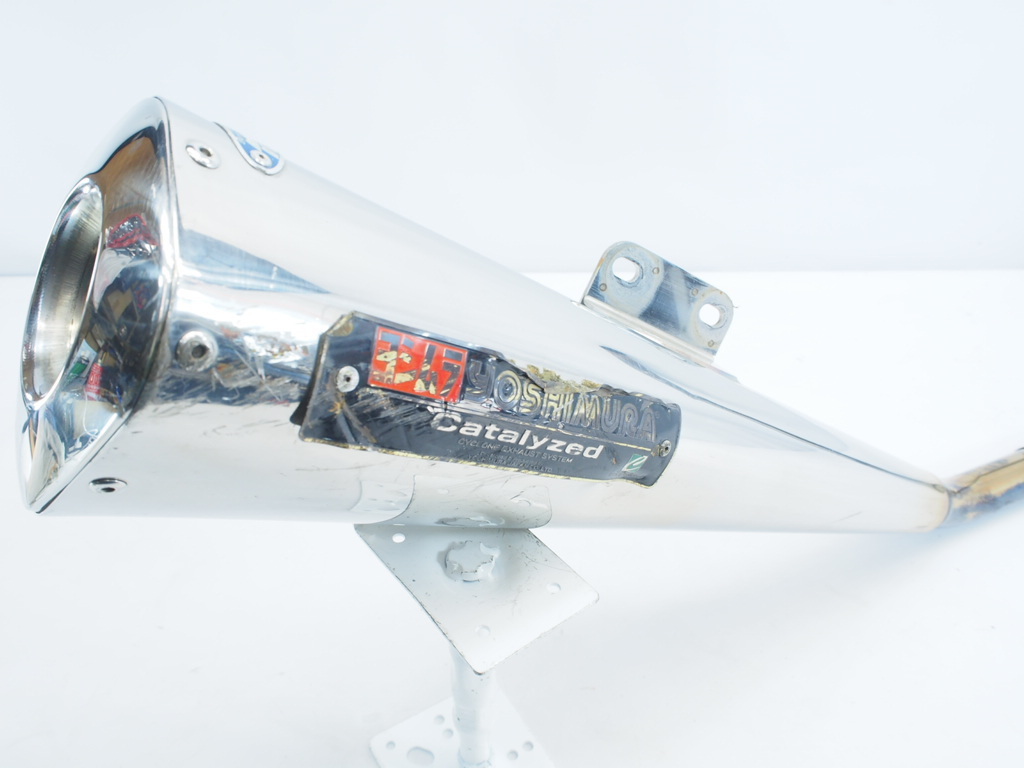 超高性能!250TRヨシムラ製メガトライオーバルサイクロン.マフラー