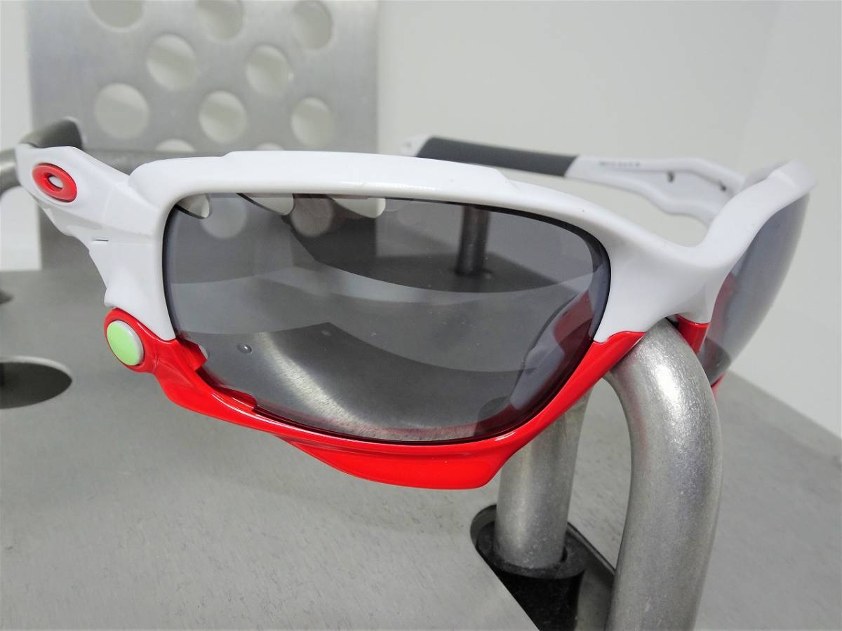 Oakley レーシングジャケット Racing Jacket ジョウボーン Jawbone オークリー サングラス アイウェア ロードバイク 白 の落札情報詳細 ヤフオク落札価格情報 オークフリー スマートフォン版