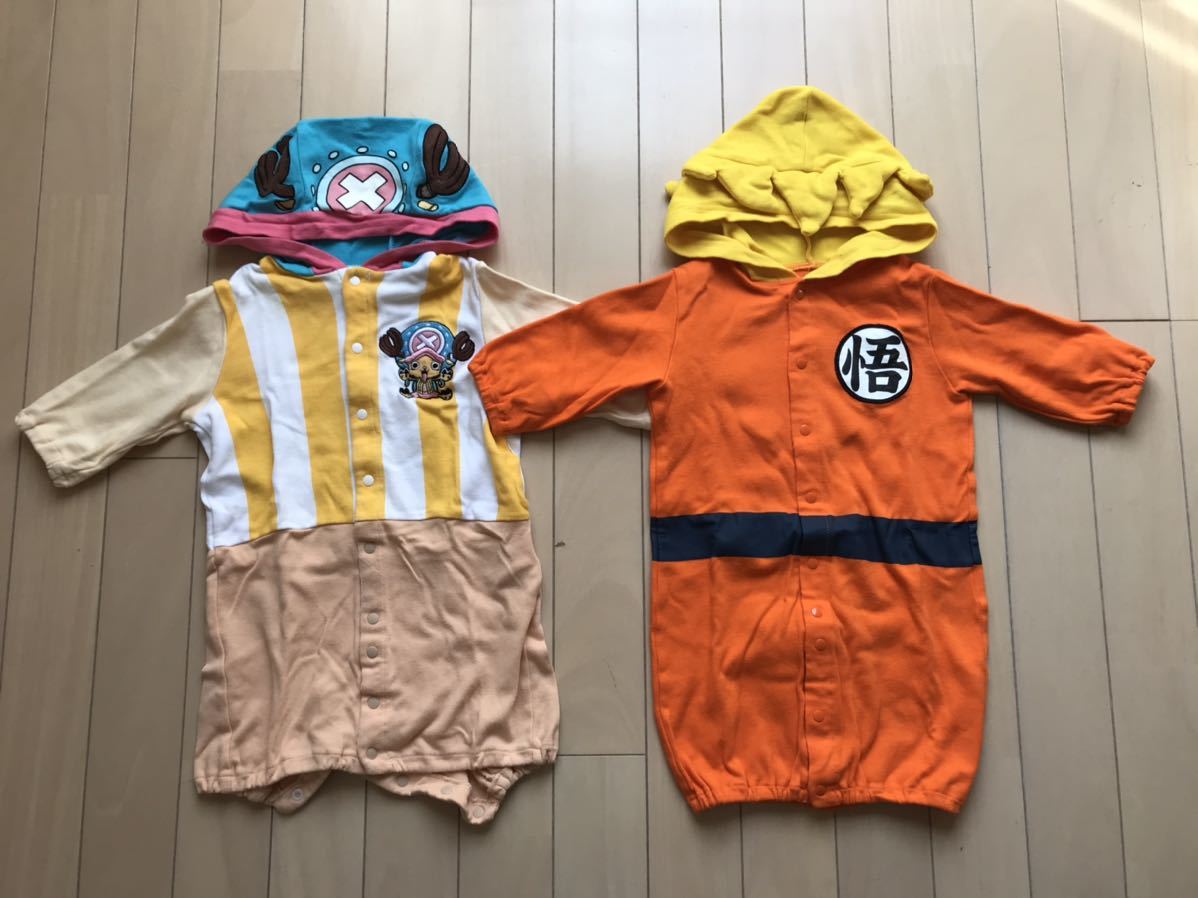 ドラゴンボール孫悟空 One Pieceチョッパー ロンパース 着ぐるみ 2点セット の落札情報詳細 ヤフオク落札価格情報 オークフリー スマートフォン版