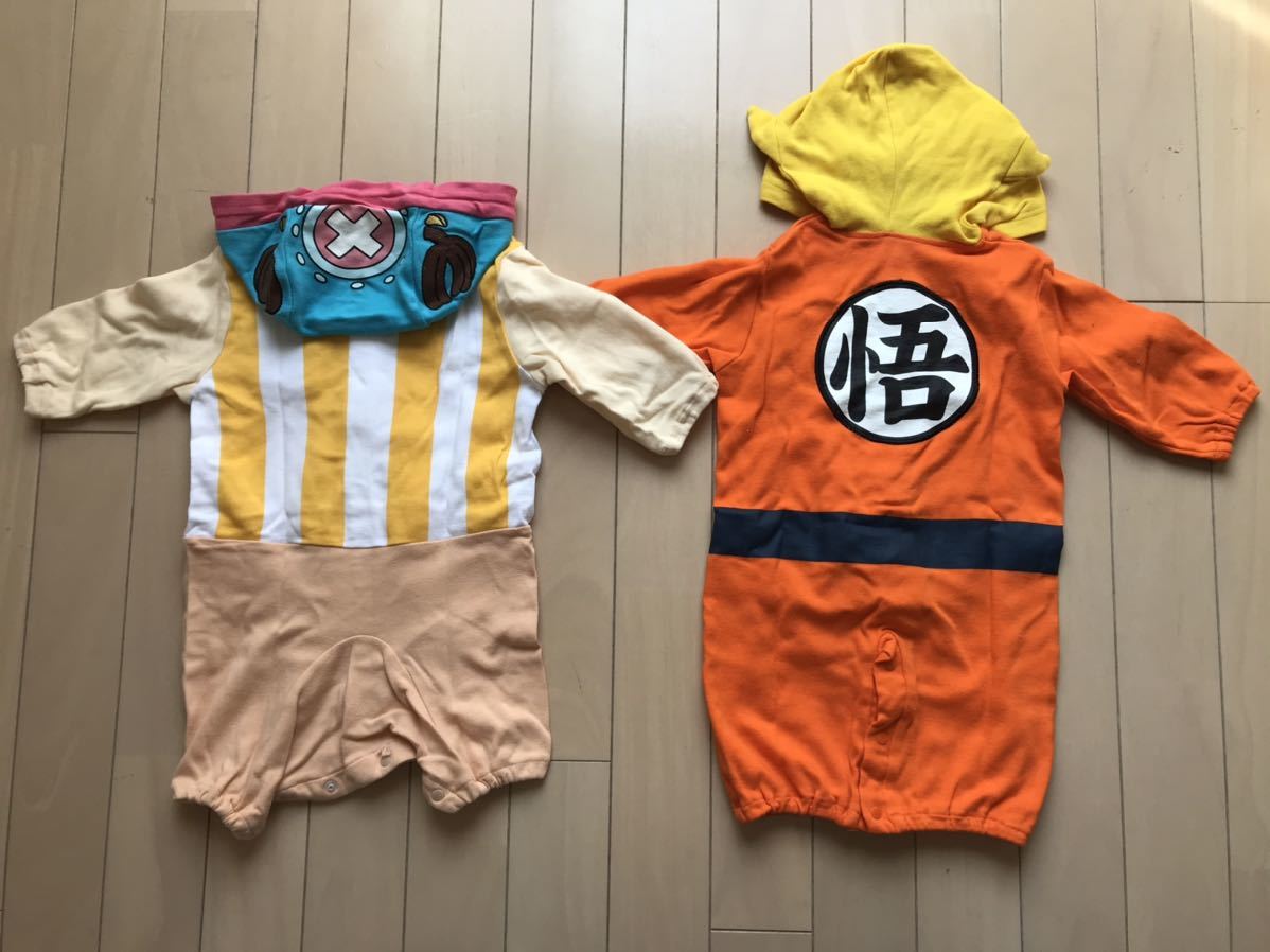 ドラゴンボール孫悟空 One Pieceチョッパー ロンパース 着ぐるみ 2点セット の落札情報詳細 ヤフオク落札価格情報 オークフリー スマートフォン版