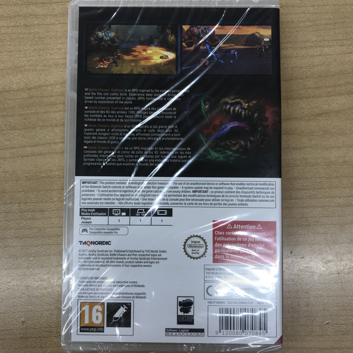 新品 新品 1円スタート 海外版 Nintendo Switch Battle Chasers Nightwar の落札情報詳細 ヤフオク落札価格情報 オークフリー スマートフォン版