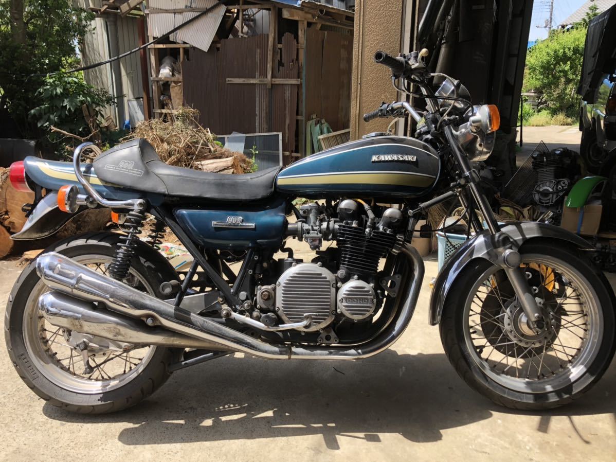 Z1 Z2 Kawasaki アルミワイドホイール ワイドスイングアームセット