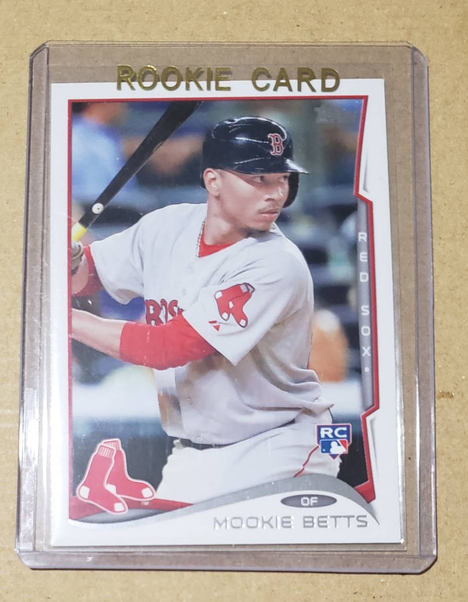 Hot ベッツ RC 2014 Topps Update Mookie Betts ルーキーカードの落札 