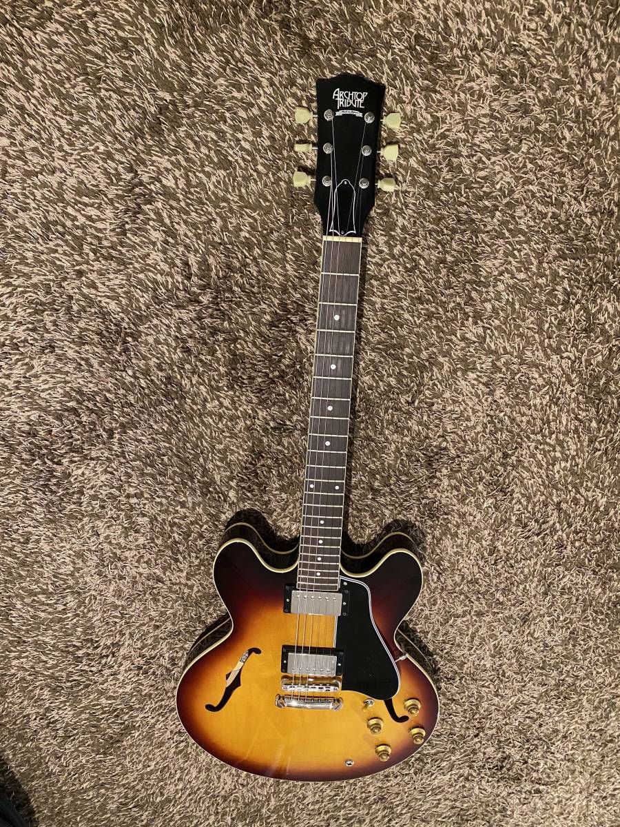 archtop tribute guitar （model AT135STP）美品 セミアコの落札情報