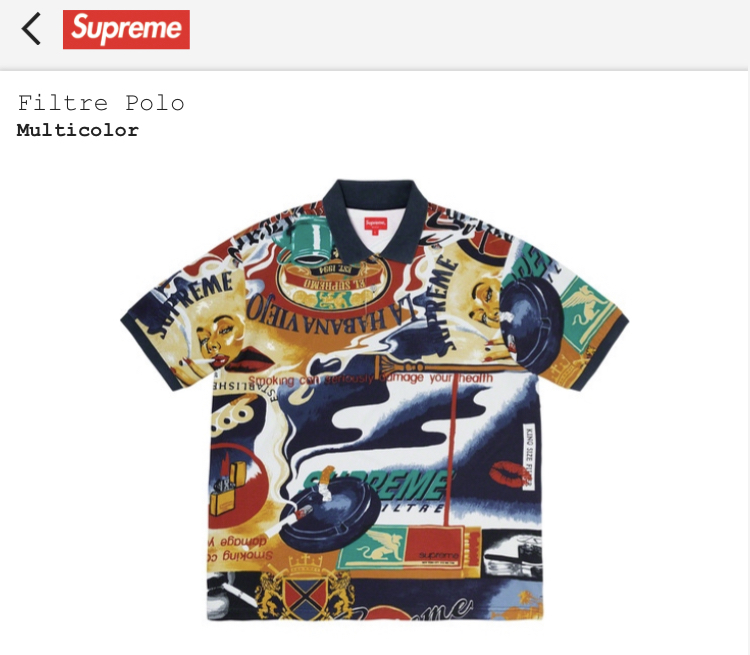 k*6様 Supreme Filtre Polo 20ss 窪塚洋介着用 貴重サ k*6様 Supreme Filtre Polo 20ss 窪塚洋介着用 貴重サ 【公式通販】