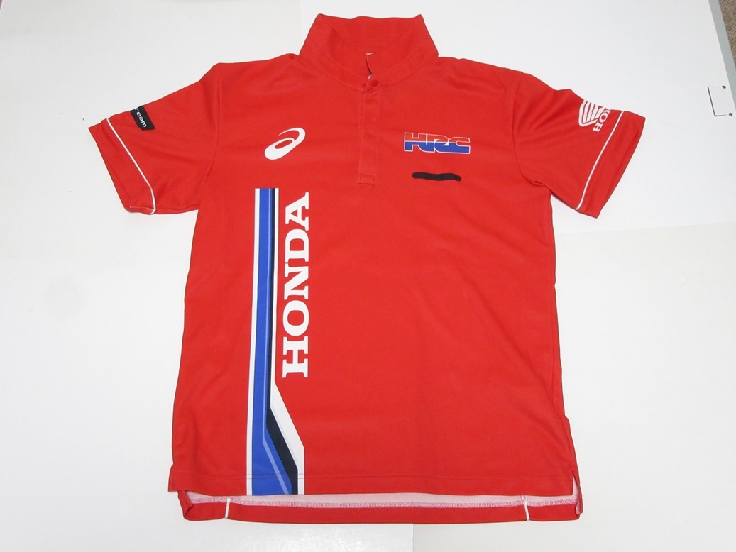 鈴鹿8耐 限定発売 Team HRC ポロシャツ アシックス ホンダ 中古品 2か