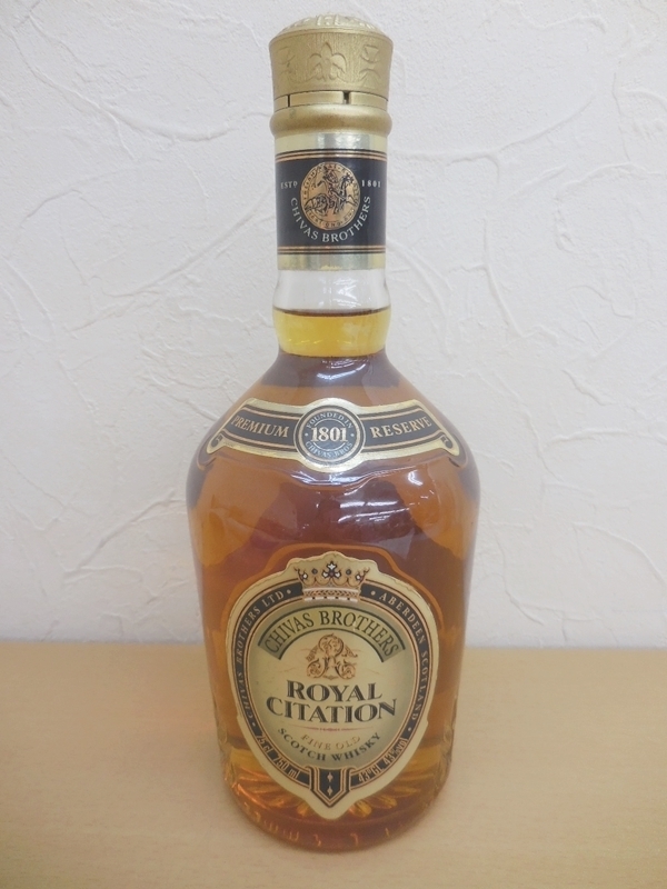 古酒 未開栓 ウイスキー Chivas Brothers Royal Citation Scotch Whisky Fine Old 750ml 43 の落札情報詳細 ヤフオク落札価格情報 オークフリー スマートフォン版
