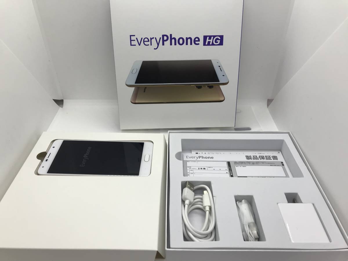 6972 Yamada ヤマダ Everyphone エブリフォン Hg ゴールド Ep 171hg G Sim シムフリー 付属品あり の落札情報詳細 ヤフオク落札価格情報 オークフリー スマートフォン版