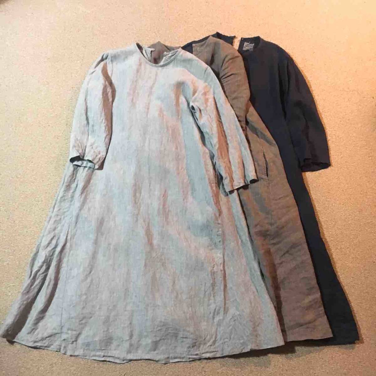 新品 無印良品 フレンチリネン洗いざらし七分丈ワンピース の落札情報詳細 ヤフオク落札価格情報 オークフリー スマートフォン版
