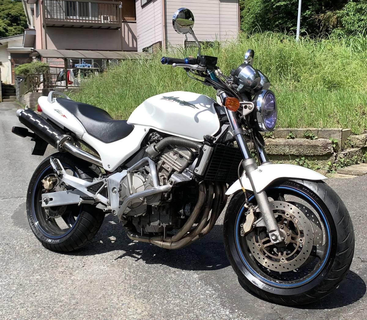 HONDAホーネット600ETC車検付きカスタム低走行車綺麗ボディー