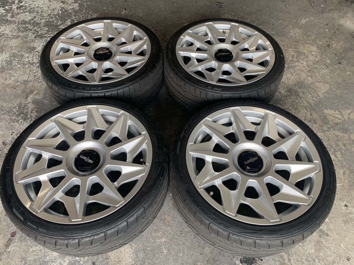 rotiform CVT PCD114.3&112 19inch8.5J+45 ニットータイヤ ロテォ