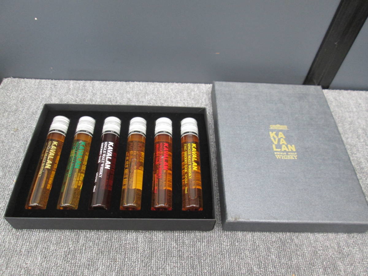未開栓』KAVALAN/カバラン シングルモルトウイスキー 50ml×6種
