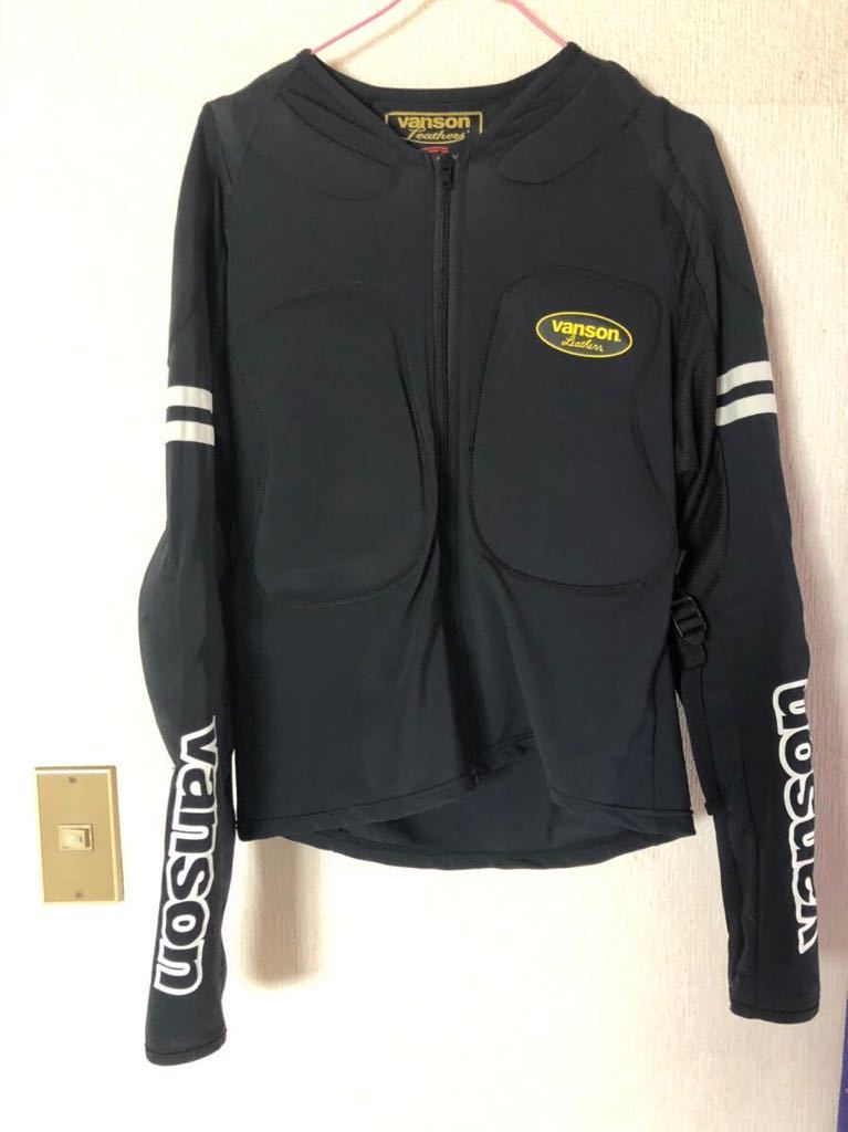 美品 VANSON バンソン ジップ ジャケット インナー ブラック系 M 