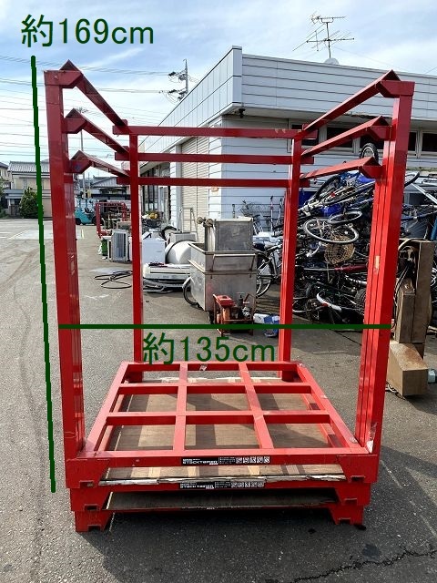 【I-940】引き取り限定☆DAIFUKU☆スタックテーナSTA-04A（7台）パレトップSTA-A03A（4台）11台まとめて☆ネスティングラック☆中古品 GAN190921-001 | ネスティングラック | 中古でマテハン - 物流機器の