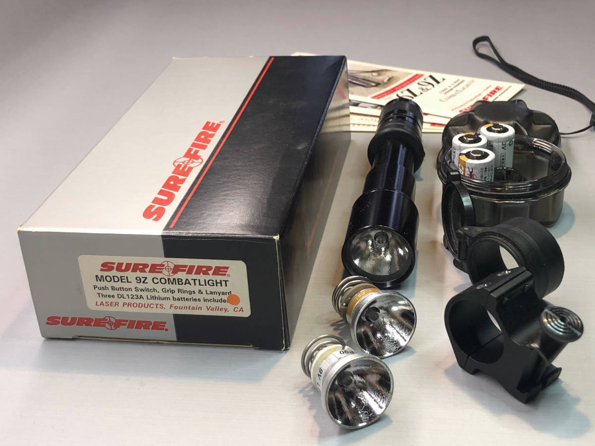 SUREFIRE 9Z COMBATLIGHT 中古 シュアファイア 9Z コンバットライト 9P