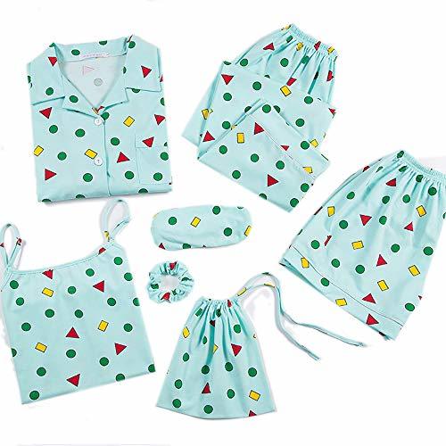 新品 セール 色グリーン サイズm Leonmax クレヨンしんちゃん パジャマ 韓国 パジャマ ルームウェア 寝巻き 春 夏物 上下 の落札情報詳細 ヤフオク落札価格情報 オークフリー スマートフォン版