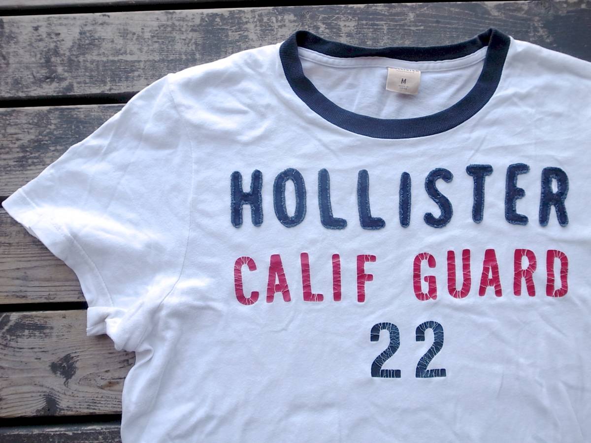 ホリスター メンズ M 白t Hollister 半袖tシャツ ビンテージ加工 文字プリント の落札情報詳細 ヤフオク落札価格情報 オークフリー スマートフォン版