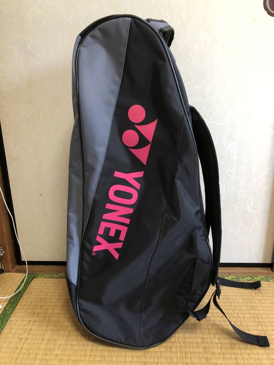 YONEX バドミントンラケット ピンク/ブラック YONEX ヨネックス ラケットバック6 BAG2222R テニス