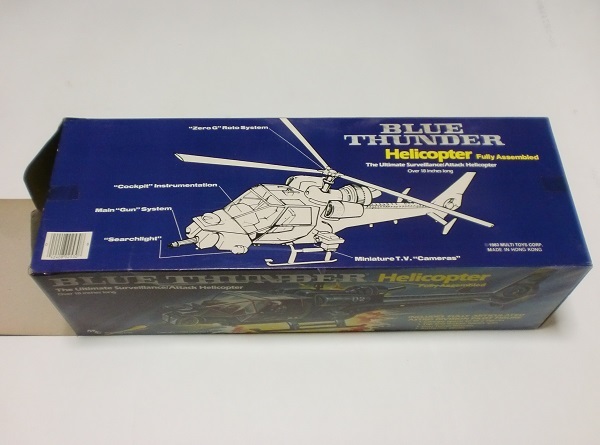 アメリカ マルチ トイズ 全長約50㎝ ブルーサンダー ヘリコプター 1983