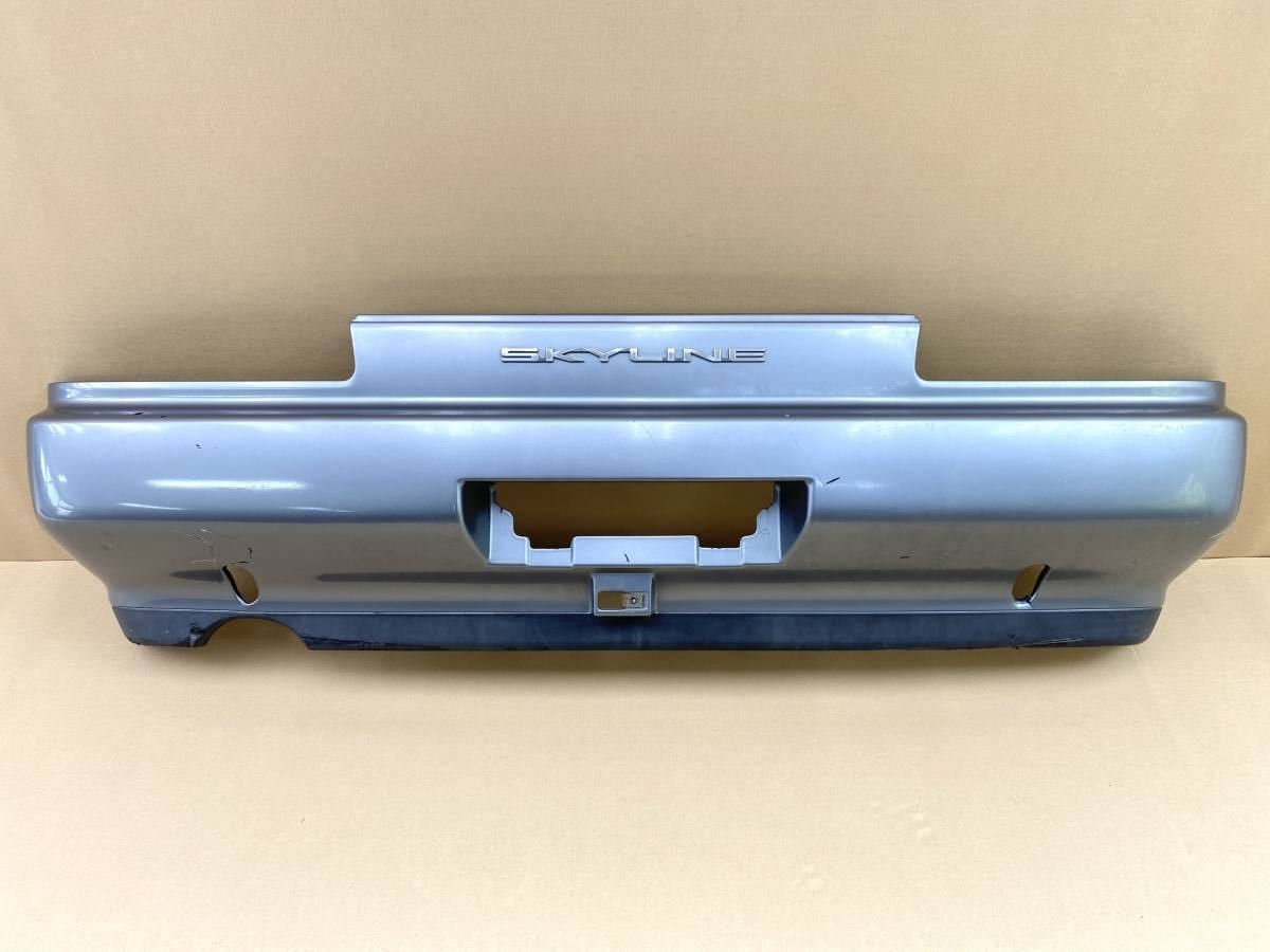 ☆S200425-0115 R32 スカイライン HCR32 4ドア 純正 リア バンパーの