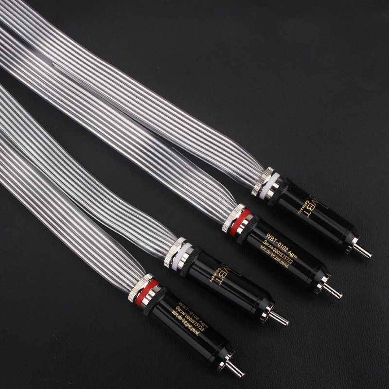 WBT WBT(ドイツ) WBT-0102A使用のRCAケーブル 1m 2本 WBT WBT(ドイツ) WBT-0102A使用のRCAケーブル 1m 2本