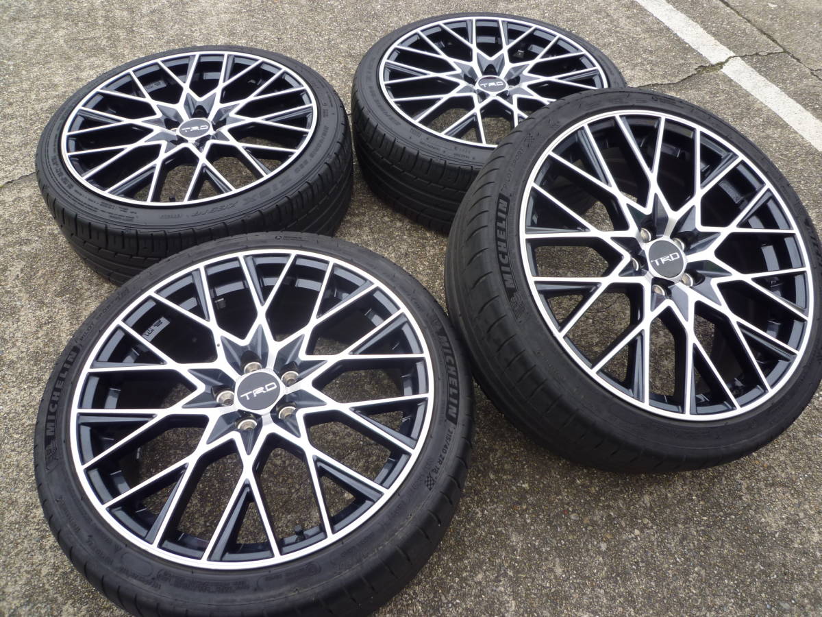 ◇◇中古売切り TRD TF9 7.5Jx18 +48 5H/100 ブラック
