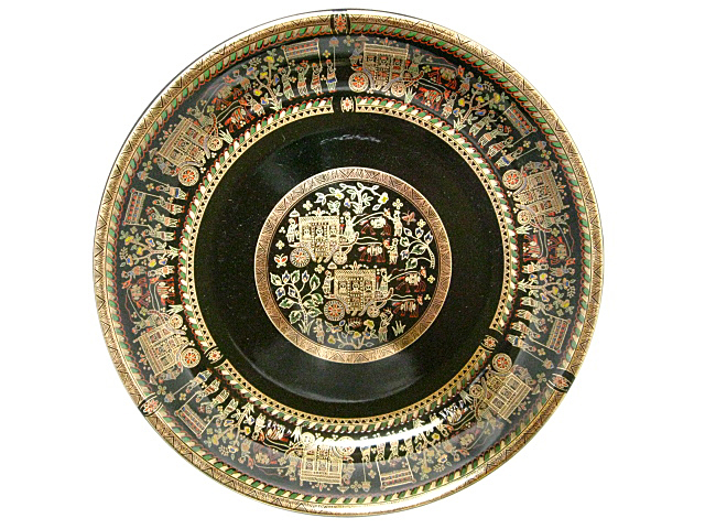 Eclectique kaikaiエクレクティック カイカイ中皿　金彩5枚セット Eclectique kaikaiエクレクティック カイカイ中皿 金彩5枚セット