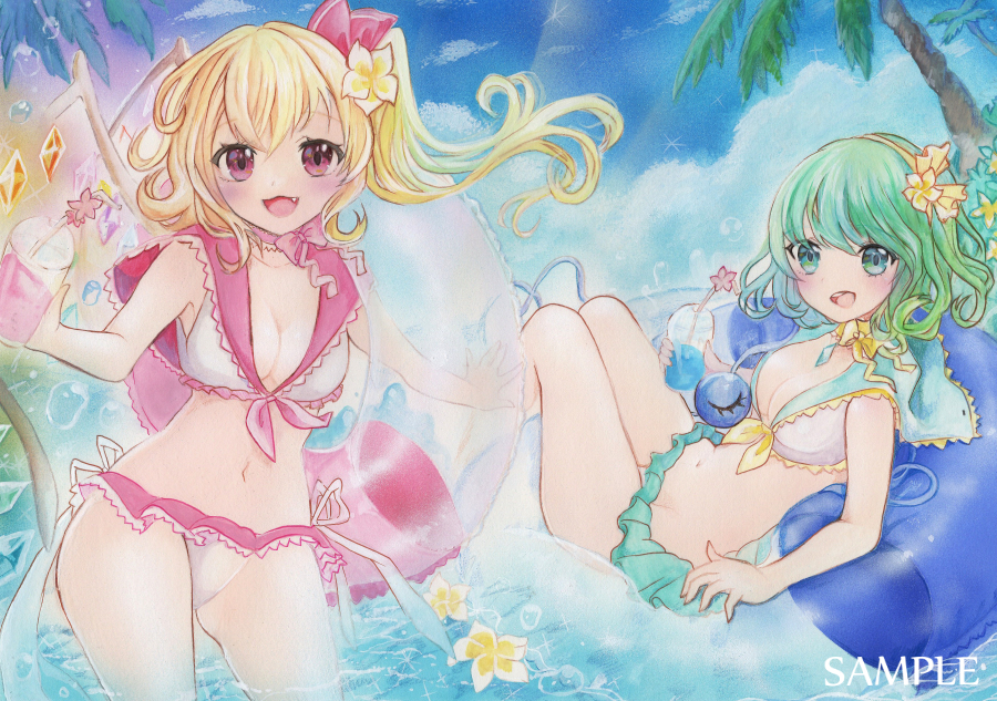 同人手描きイラスト ◇東方Project フランドール・スカーレッド 古明地