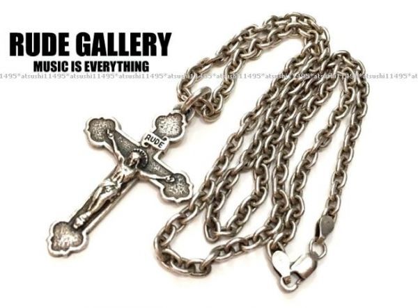 初期 RUDE GALLERY ルードギャラリー ロザリオ 十字架 クロス  