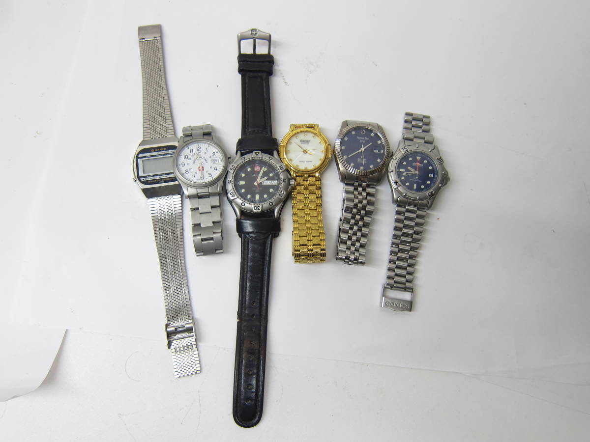 Wenger Adidas Klaeuse Aegean Sea Club Sanyo 腕時計 まとめ 6点セット As8000 Sk 237 E 10 0010a 357 51s ジャンク の落札情報詳細 ヤフオク落札価格情報 オークフリー スマートフォン版