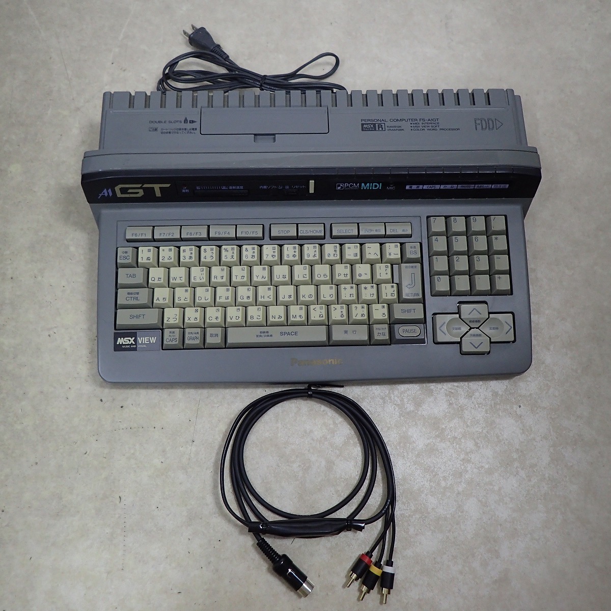 オーバーホール済 Panasonic MSXturboR 本体 FS-A1GT パナソニック
