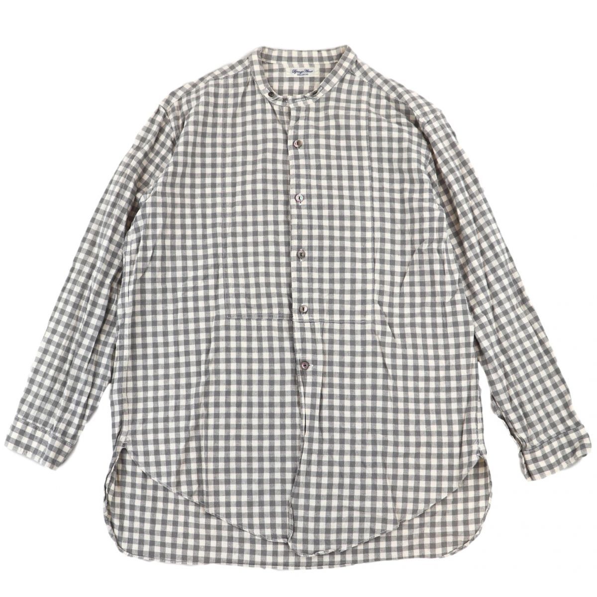 ジャンゴアトゥール リネンバンドカラーシャツ