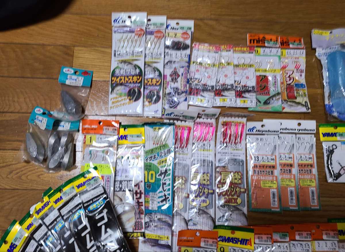 新品 海 船 針 色々セット アジ イサキ カサゴ 鯛 ゴムヨリトリ 沖釣り 房総フラッシャー サビキ 仕掛け 未開封品多数 の落札情報詳細 ヤフオク落札価格情報 オークフリー スマートフォン版