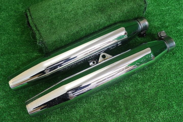 34701☆スポーツスターXL1200S 純正マフラー 65177-98A/65171-98Aの