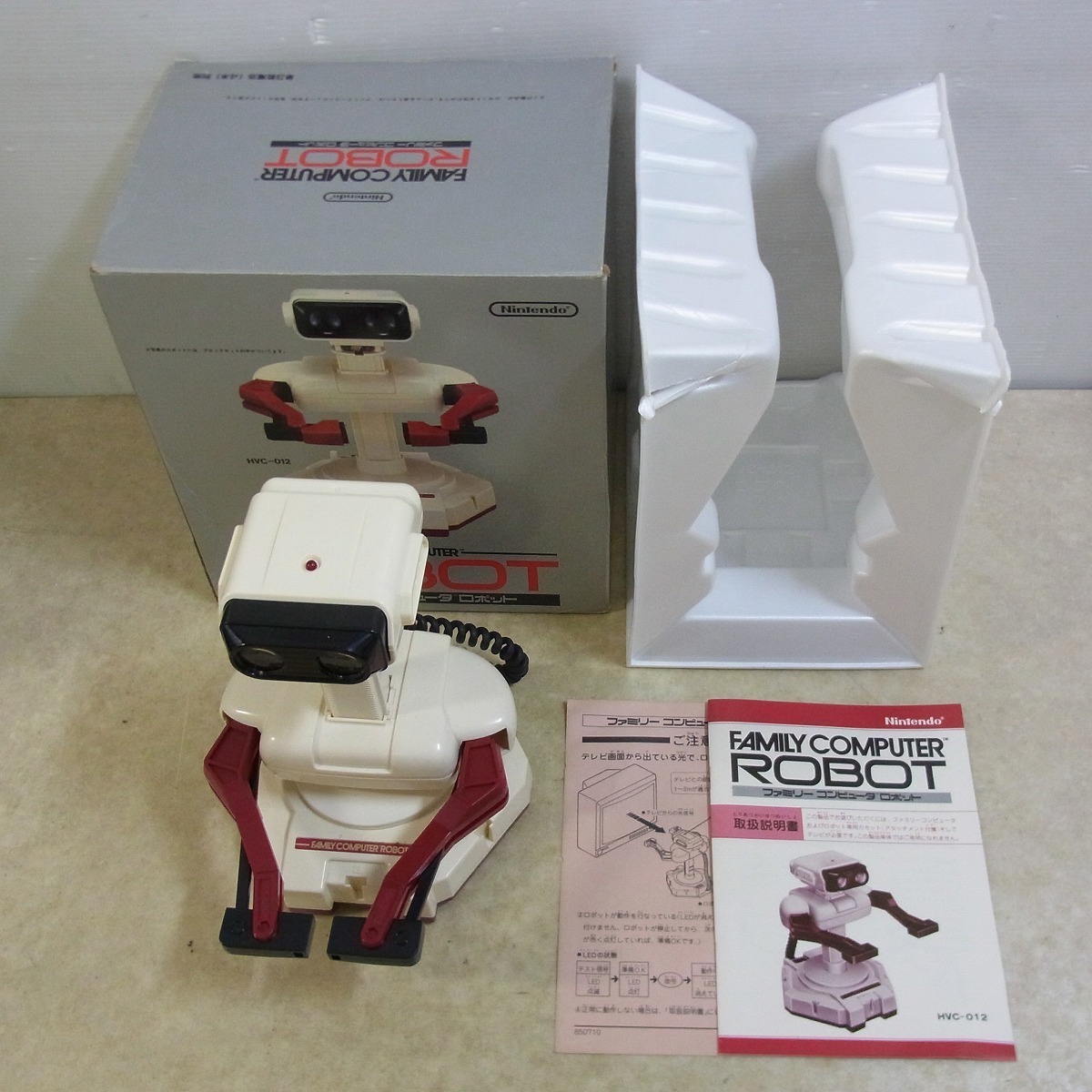 動作未確認】ファミコンロボットロボット本体、ジャイロセット2点セット