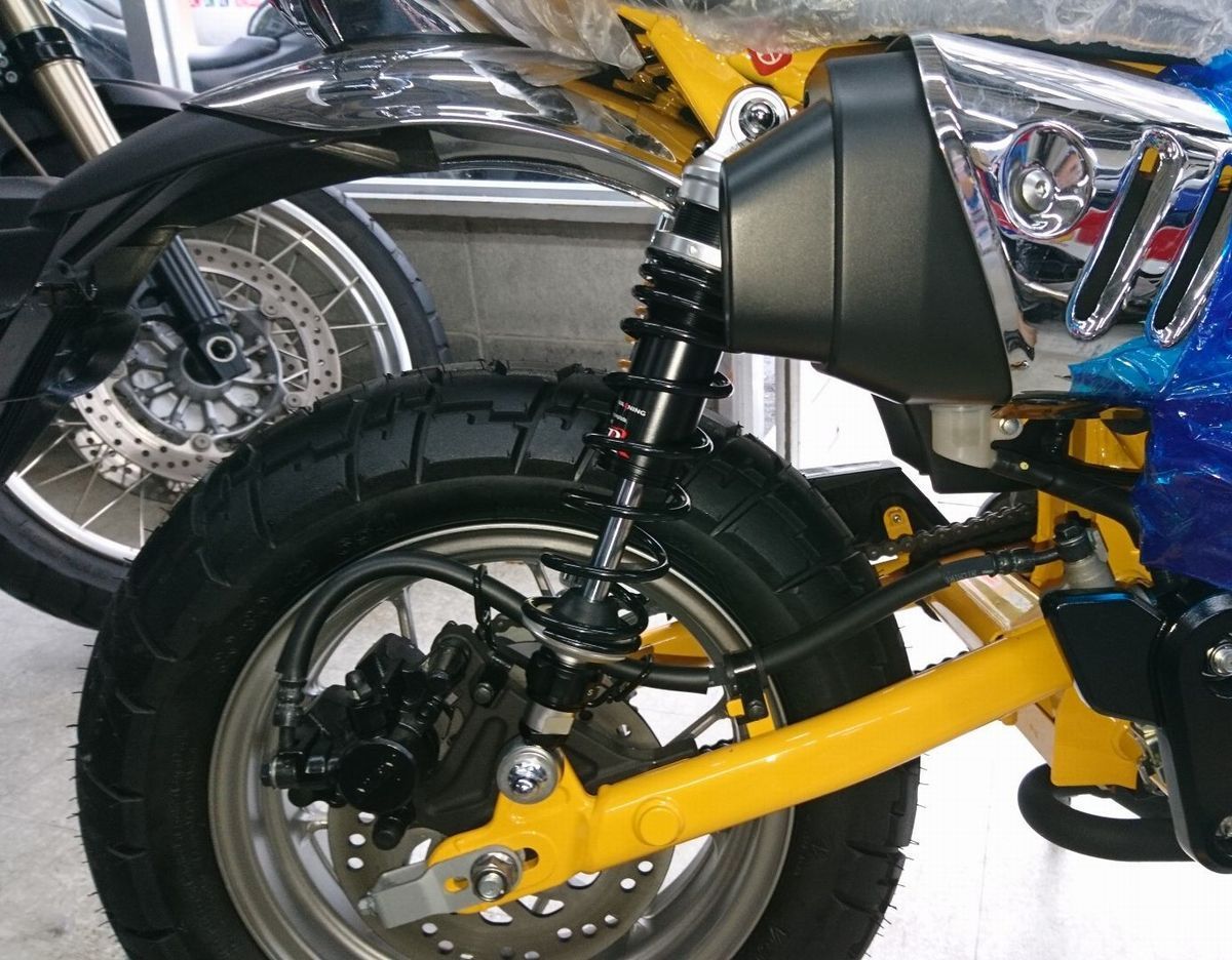 新品 Rpm 333mm 343mm リバウンド減衰調整付車高調リアサスペンション リアショック イエロー モンキー125 Jb02 の落札情報詳細 ヤフオク落札価格情報 オークフリー スマートフォン版
