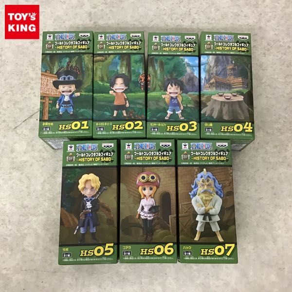 1円 未開封含 One Piece ワールドコレクタブルフィギュア History Of Sabo 全7種 コンプ 子供サボ エース ルフィ 切り株 他 の落札情報詳細 ヤフオク落札価格情報 オークフリー スマートフォン版