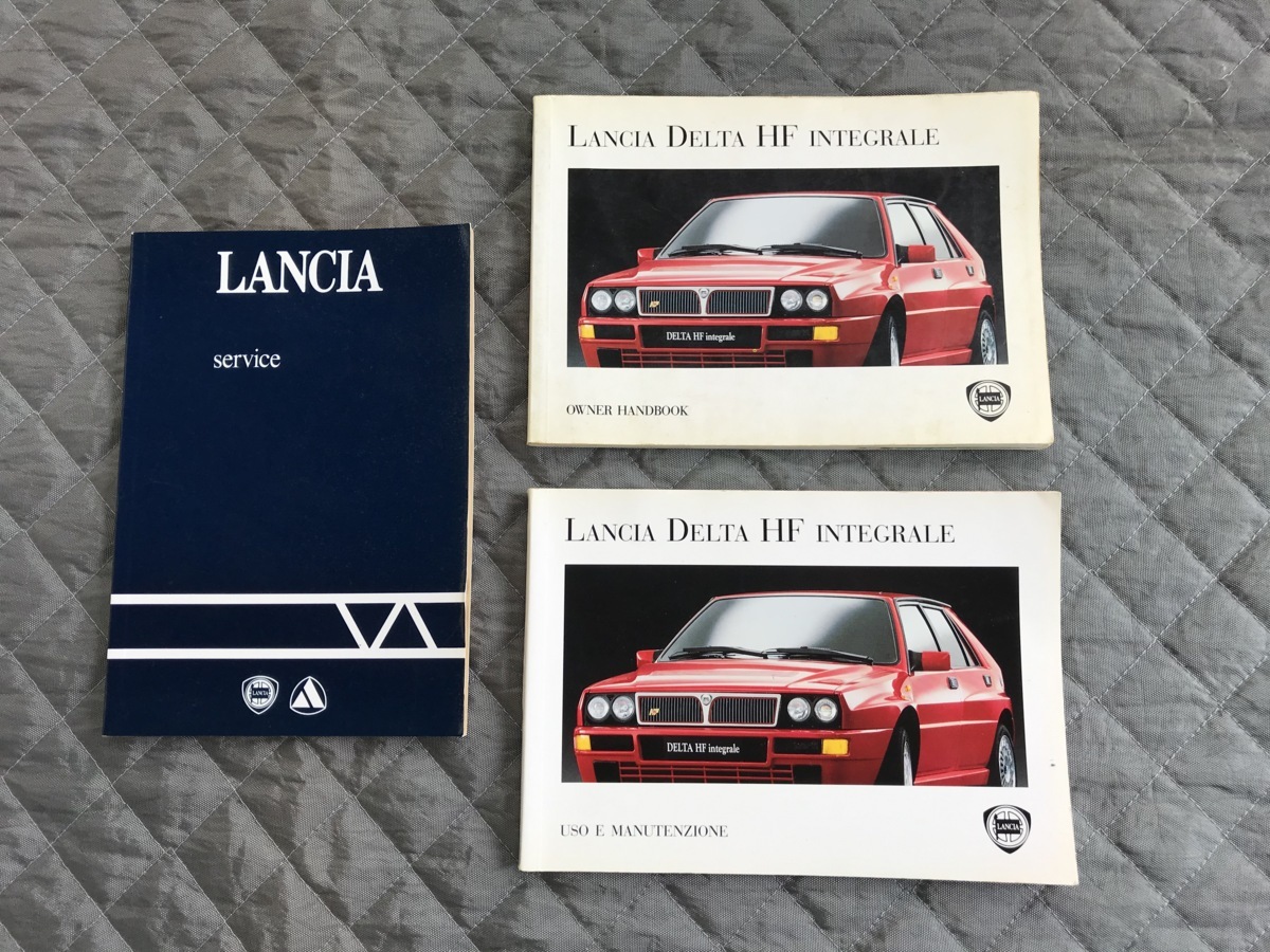 Lancia Delta HF Integrale サービスマニュアル LANCIA DELTA Turbo Integrale 16V Workshop Service Manual for