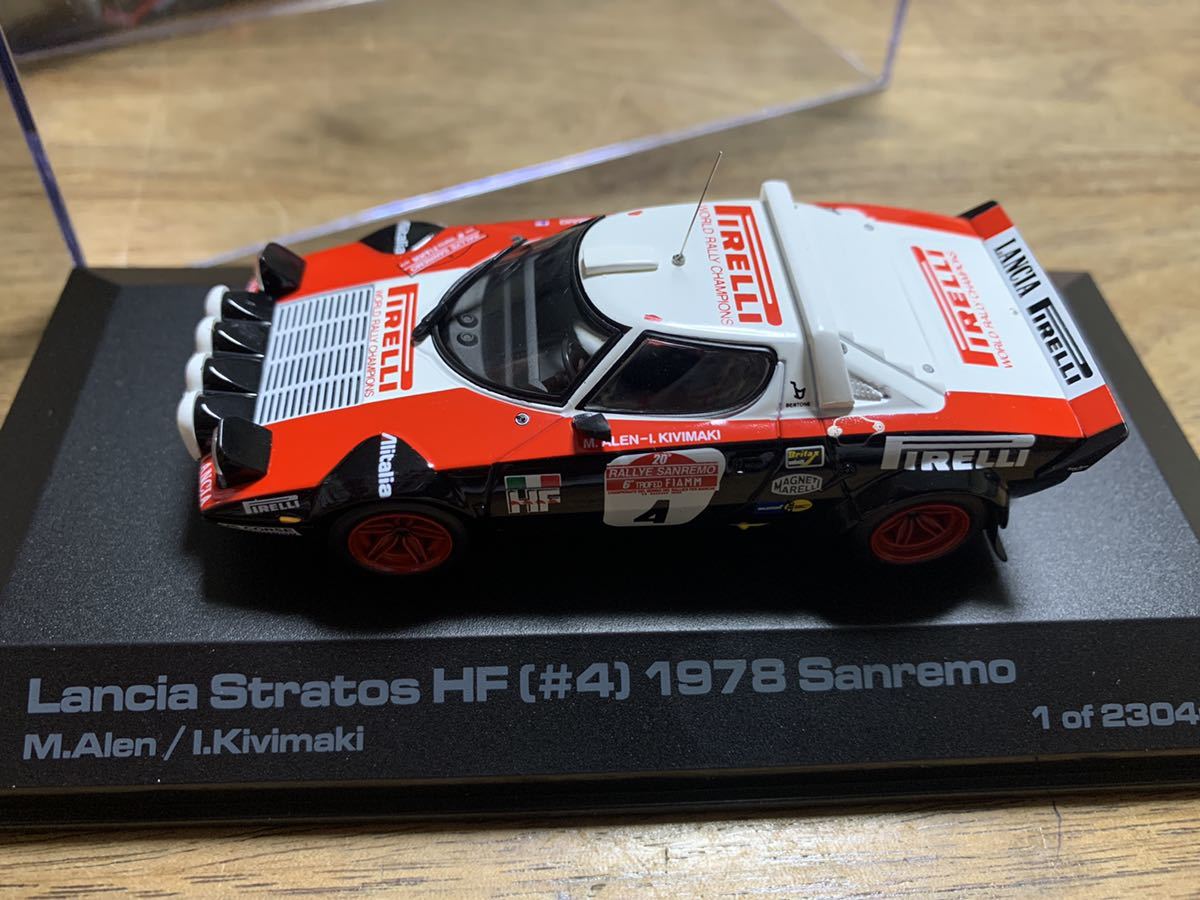 ○ 1/18 ランチア 〓 ストラトス HF/優勝車 ピレリー #1 ヴァルター
