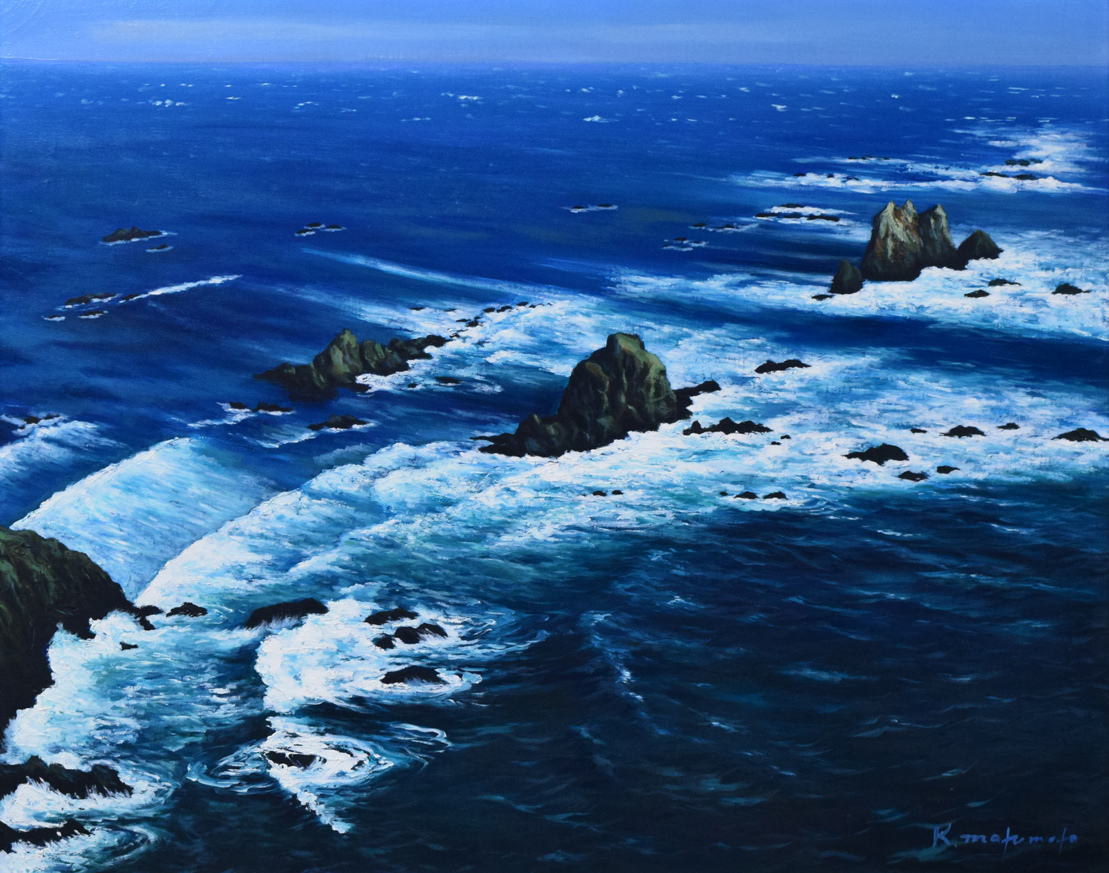 小竹美術 お宝かも 作家不明 海景色 油絵 F30号 大型作品 サインあり 波涛 波飛沫 癒しの絵画 状態良好 迫力ある作品 の落札情報詳細 ヤフオク落札価格情報 オークフリー スマートフォン版