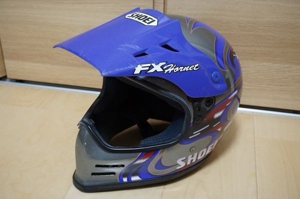 廃盤 レア SHOEI FX-HORNET(ホーネット)ブルー サイズ【L 59-60cm未満