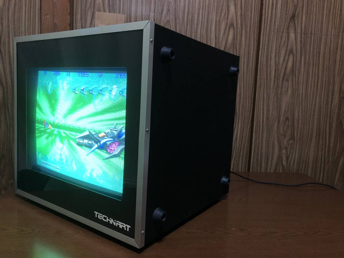ブラウン管モニター】 テクナート 19インチ アーケード レトロ ゲーム