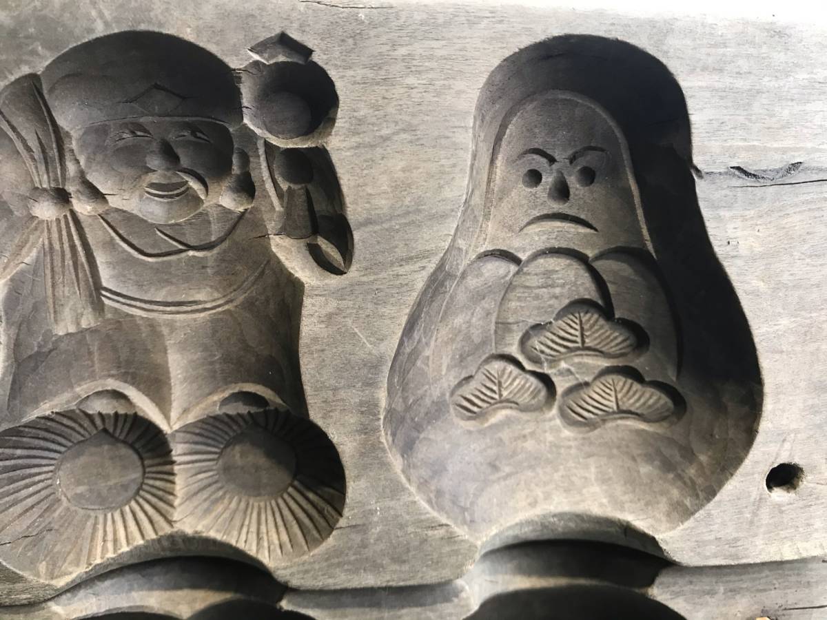 時代物 縁起物 達磨 大国様 恵比寿様 招き猫 和菓子 木型 羽子板 木彫り 職人 菓子型 の落札情報詳細 ヤフオク落札価格情報 オークフリー スマートフォン版