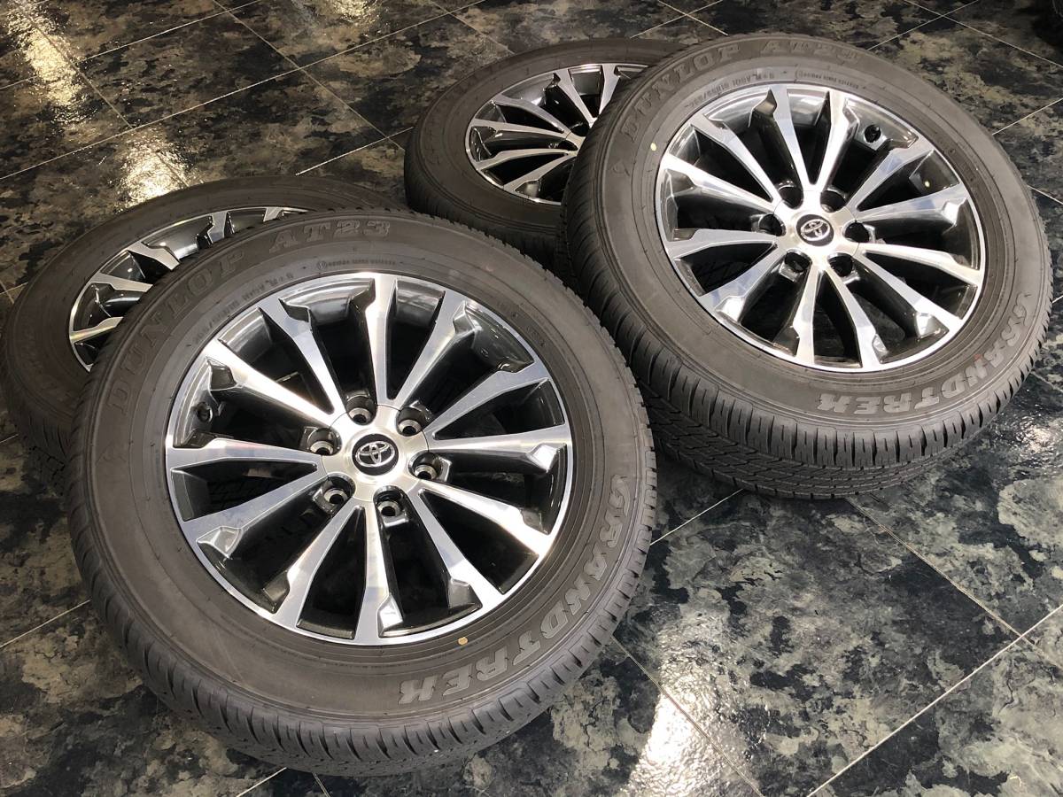 ランドクルーザープラド 純正 19インチ アルミホイール 走行