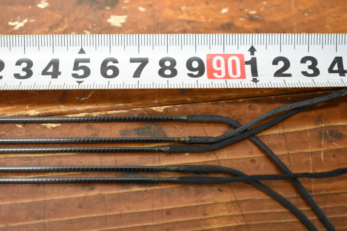 新品 １スタ カーボン チューブラー 穂先 5本セット 約90cm 4 2mm 1 4mm 振り出し竿 バスロッド その他ルアーロッド等のカスタム 修理等に の落札情報詳細 ヤフオク落札価格情報 オークフリー スマートフォン版