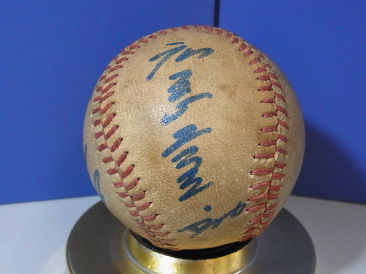 直筆サインボール(ラミレス監督の巨人選手時代のサインボール) 巨人