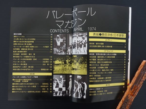 バレーボールマガジン・1974年6月号/日立武蔵3年連続の優勝を