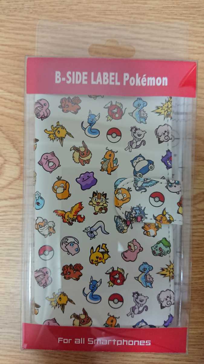 新品 新品 未使用品 携帯 手帳型ケース スマホケース B Side Label Pokemon ポケモン 総柄 マルチ 手帳型ケース の落札情報詳細 ヤフオク落札価格情報 オークフリー スマートフォン版