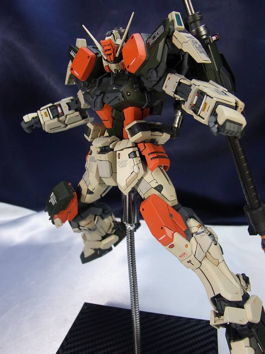新品】MG バスターガンダム 改修済み徹底塗分け完成品の落札情報詳細